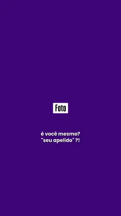 É VOCÊ MESMO?