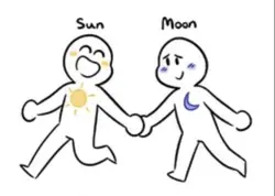Sun and moon