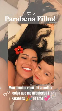 Parabéns filho