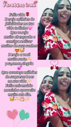 parabens irmã