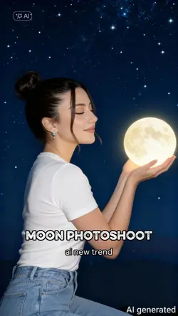 moon photoshoot