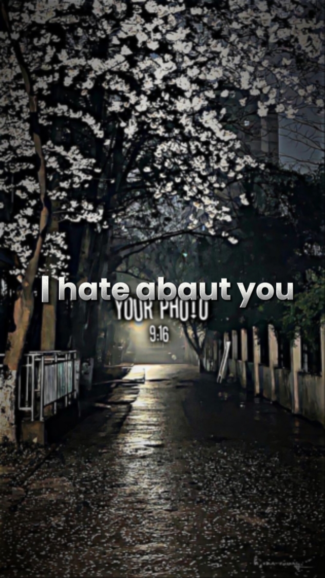 Te odio...