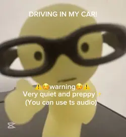 DRIVING IN MY CAR!
