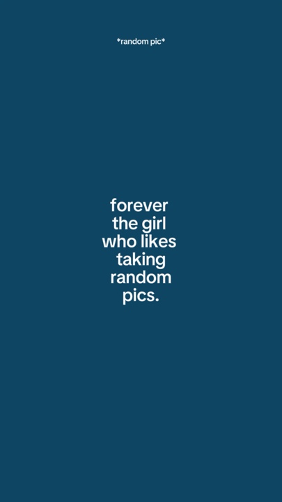 LikesTakingRandomPic