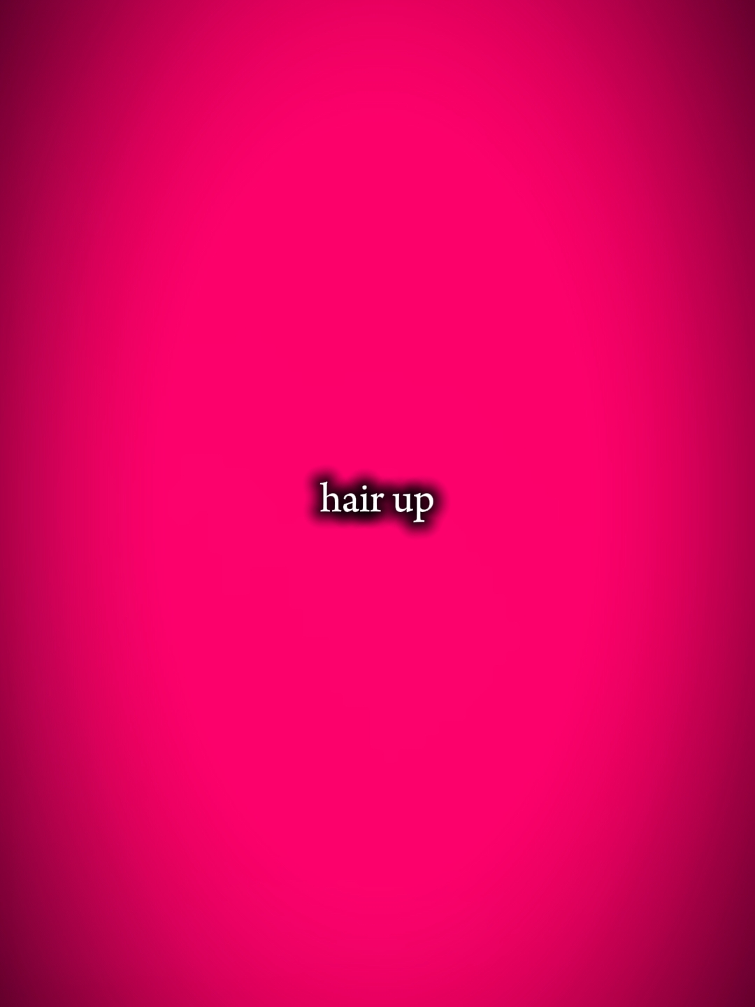 rambut ke atas