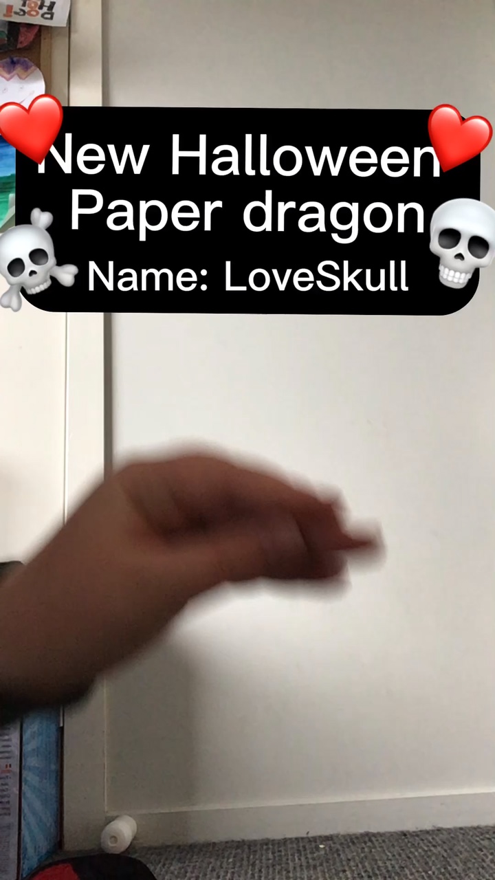 New paper dragon❤️💀🐉
