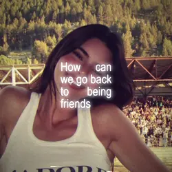 back to be friends 