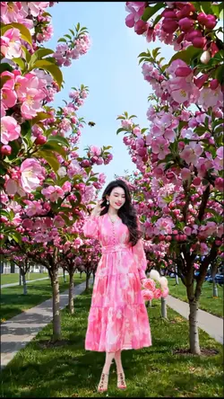 In the flowers