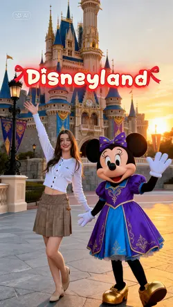 AI Disneyland Minnie