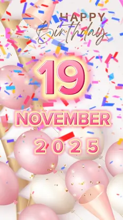 Birthday 19 NOVEMBER