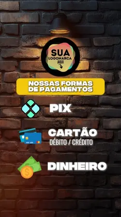 FORMAS DE PAGAMENTOS