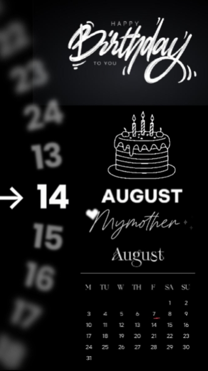 SELAMAT ULANG TAHUN 14August