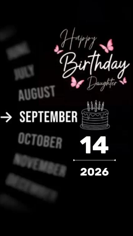 BDAY DAUGHTER 14 |