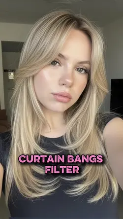 Curtain Bangs Filter