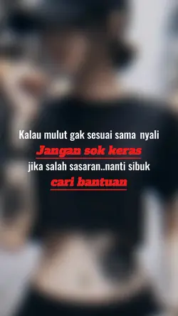 jangan sok keras