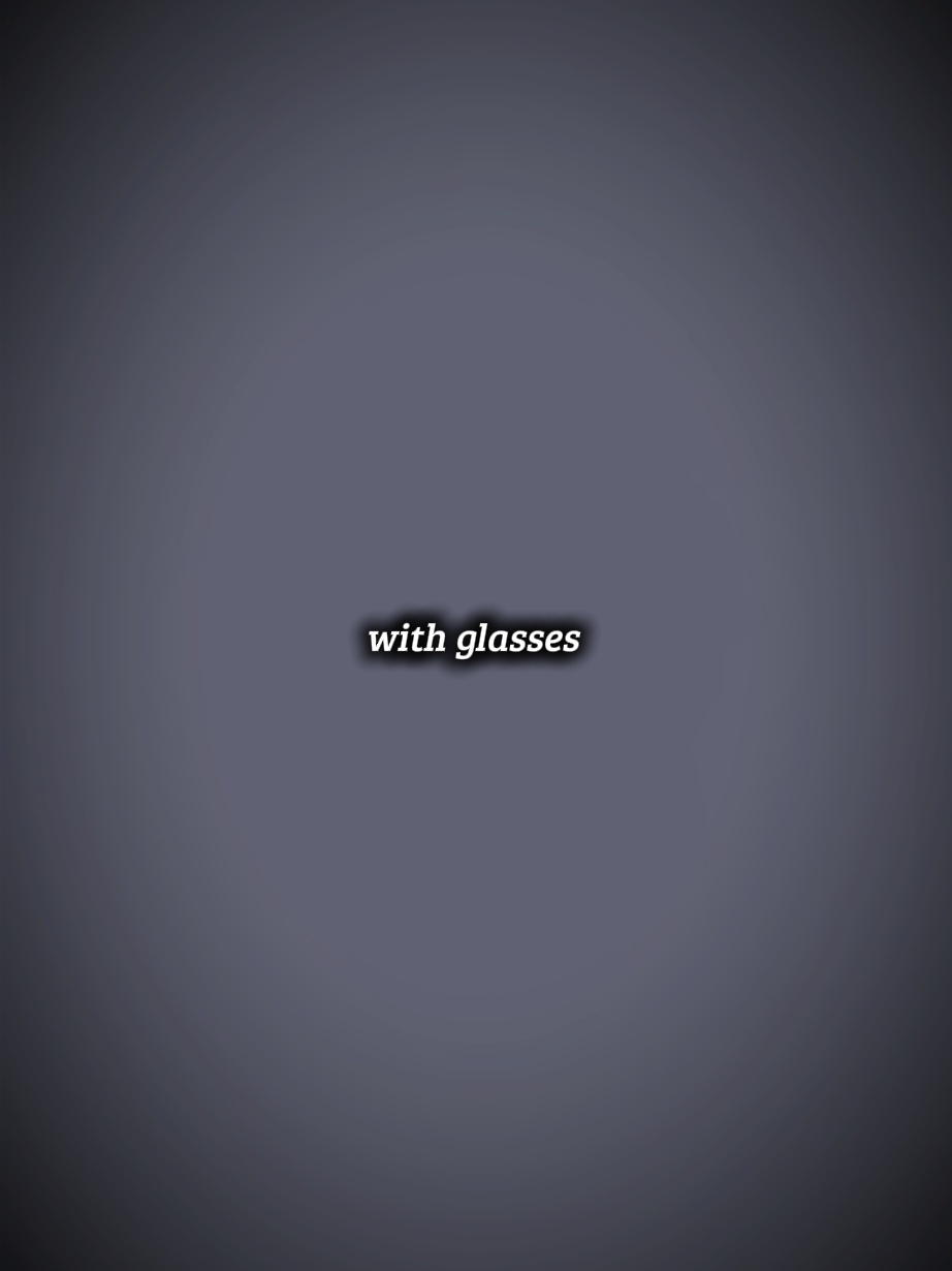 with glasses trend 