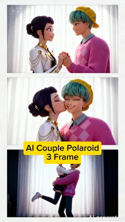 AI Polaroid 3 Frame 