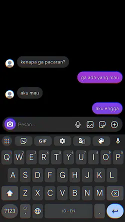 kenapa ga pacaran?