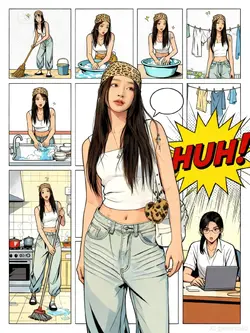 Komik kerjaan wanita