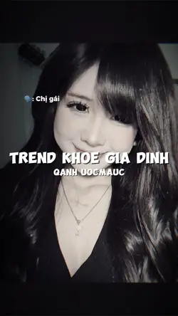 Trend khoe gia đình