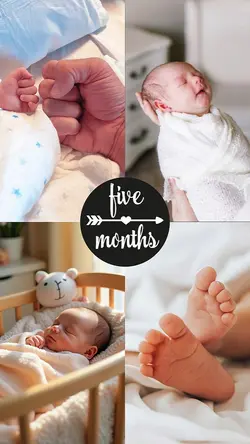 cute 5 months baby