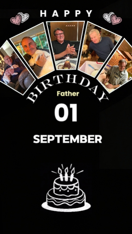 Bday dad 1 September