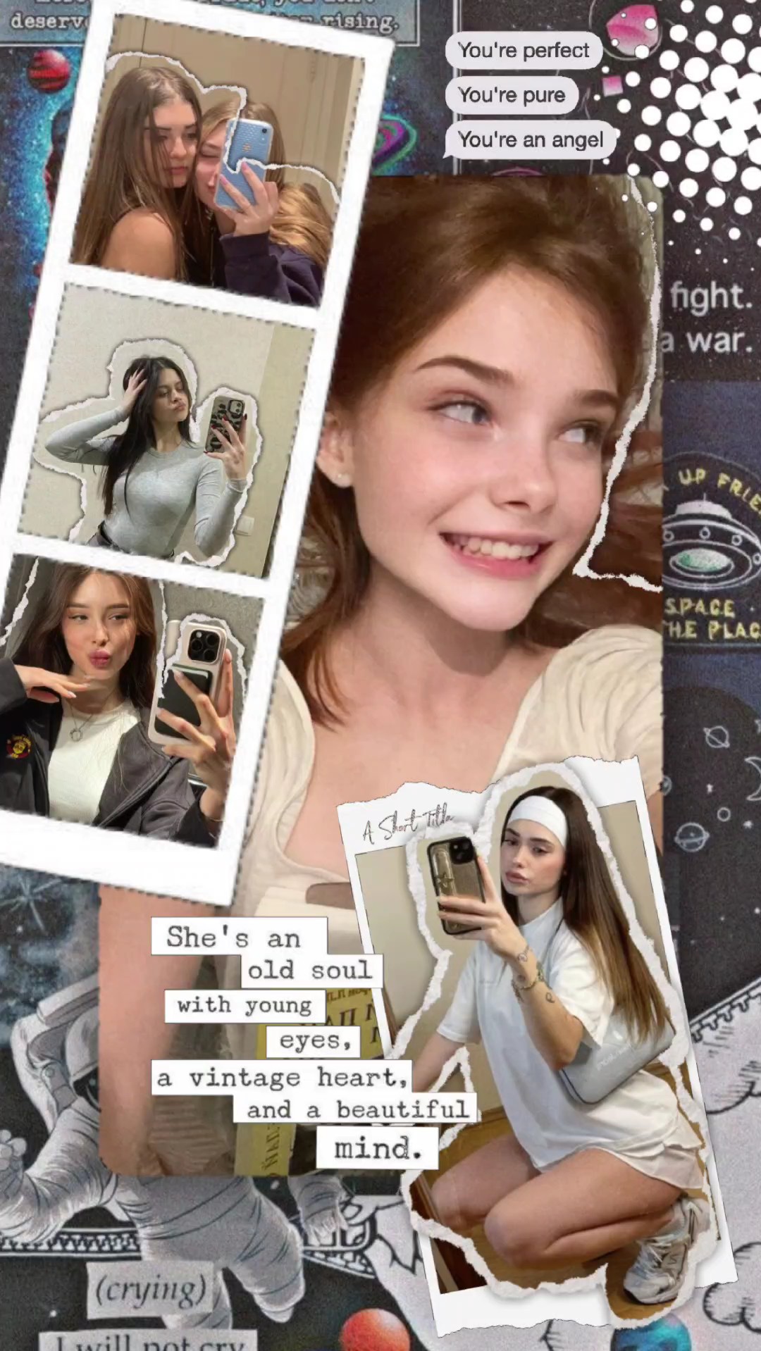 Papel de parede de scrapbook