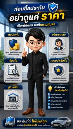 ก่อนซื้อประกันรถ