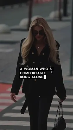 comfortable alone