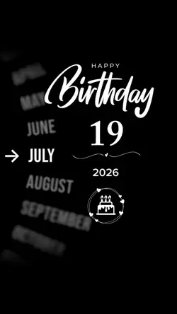 Brithday 19July 2026