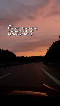 Ngantuk ya tidur..