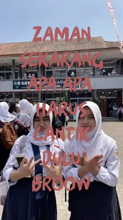 harus cantik.