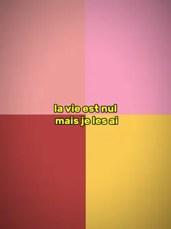 la vie est nul mais 