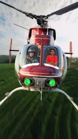 naik helikopter 