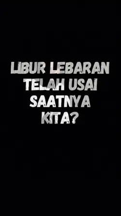 libur lebaran usai