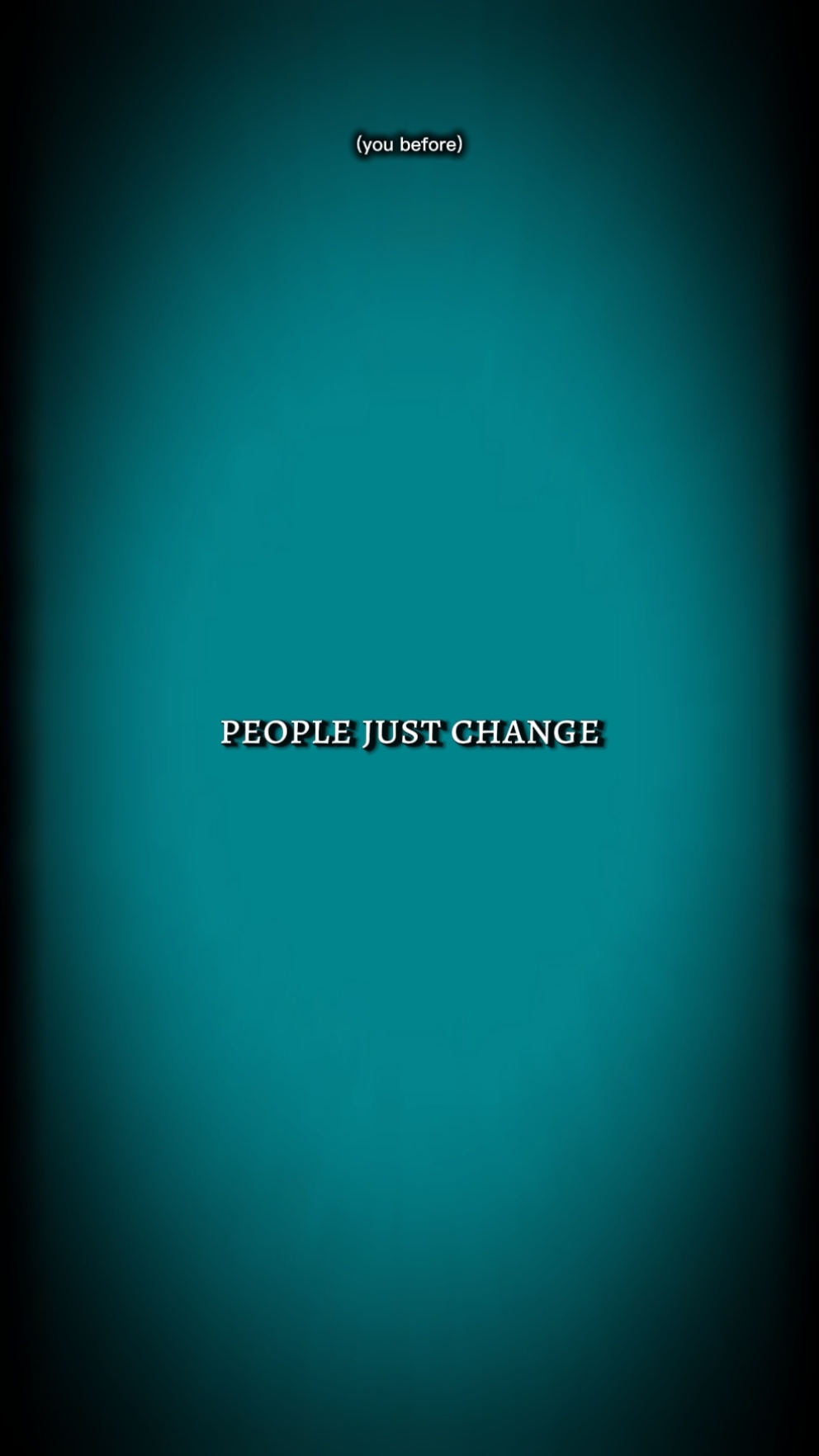 les gens changent