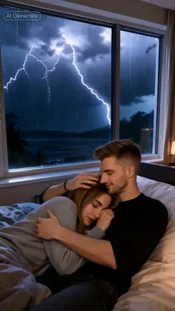 Couple in the Rain