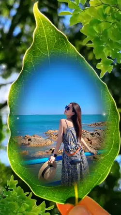 Ghép ảnh chiếc lá 