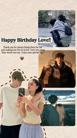 Happy birthday love