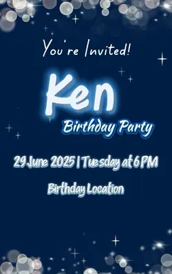 Birthday card dgital