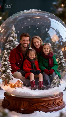 christmas snow globe