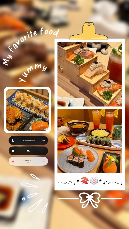 Esthétique des sushis 