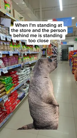 standing too close