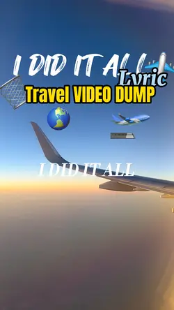 I did it all lyric ✈️