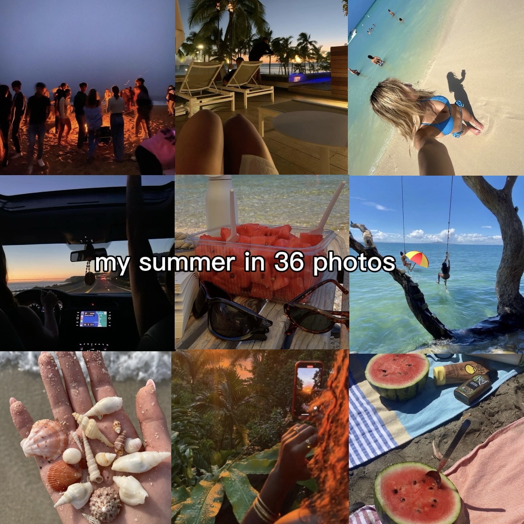 Mi verano en 36 fotos