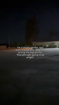 I’m strong, but…