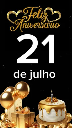 niver 21 de julho 