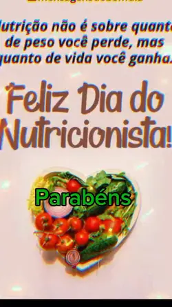Dia do nutricionista