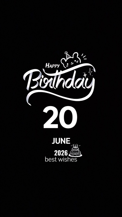 hbd 20 june 2026