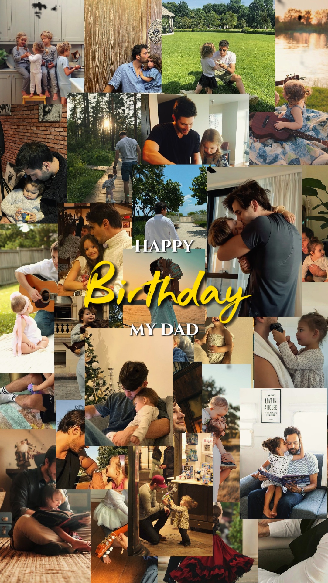 Feliz aniversário pai